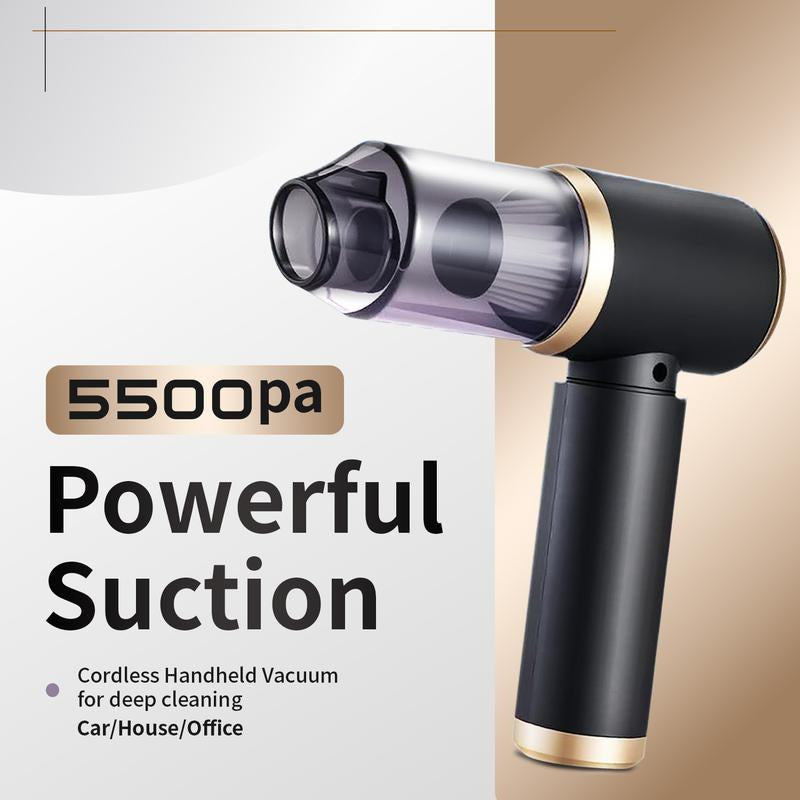 Powerful Handheld Wireless Vacuum Cleaner, with Strong Suction for Home | Car | Desktop Cleaning, Car Detailing Accessories, Cleaning Supplies