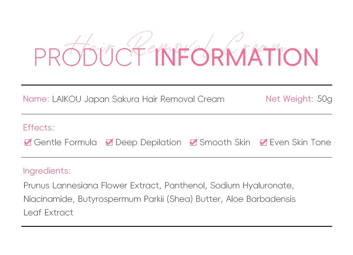 Nouveau Sakura crème d'épilation rapide indolore croissance des cheveux inhibiteur épilatoire bras aisselles jambes zones intimes Permanen hommes femmes