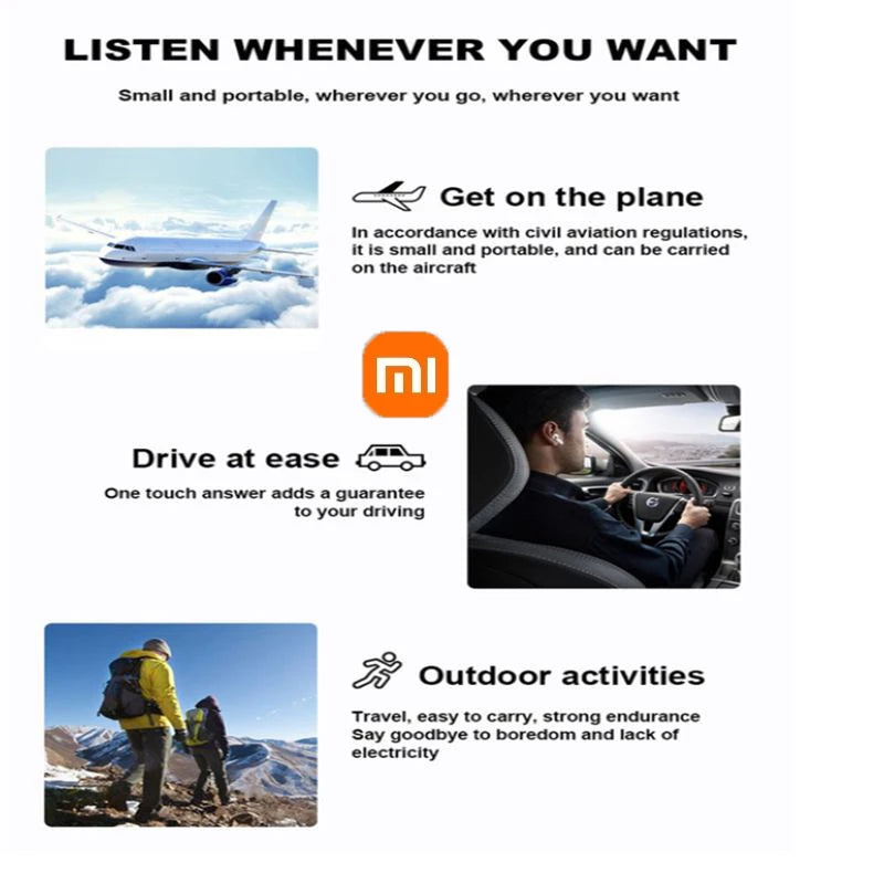 Xiaomi Bluetooth écouteurs sans fil Xiaomi casque écouteurs casques TWS Fone HIFI avec micro aides auditives pour téléphones de sport