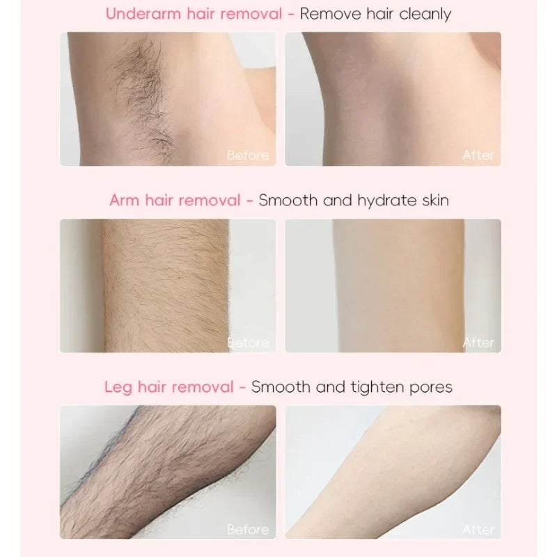 Nouveau Sakura crème d'épilation rapide indolore croissance des cheveux inhibiteur épilatoire bras aisselles jambes zones intimes Permanen hommes femmes