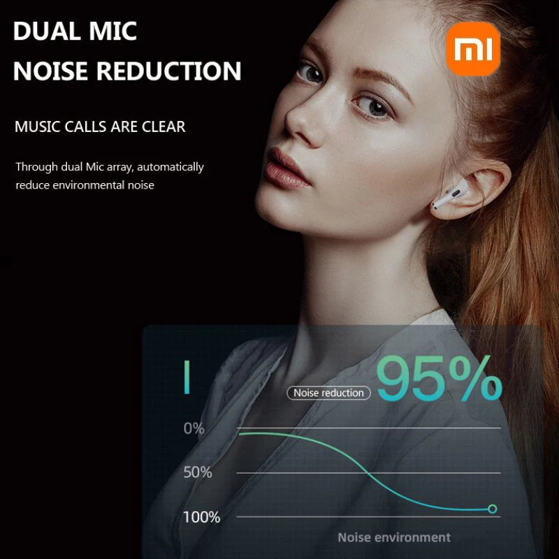 Xiaomi Bluetooth écouteurs sans fil Xiaomi casque écouteurs casques TWS Fone HIFI avec micro aides auditives pour téléphones de sport
