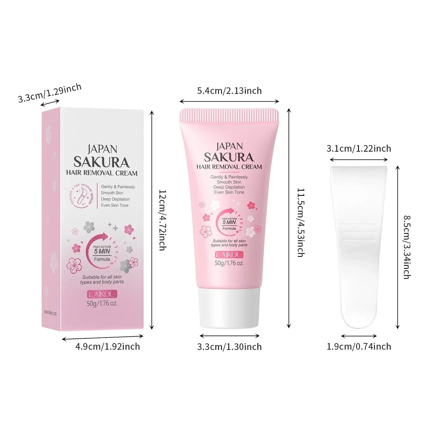 Nouveau Sakura crème d'épilation rapide indolore croissance des cheveux inhibiteur épilatoire bras aisselles jambes zones intimes Permanen hommes femmes