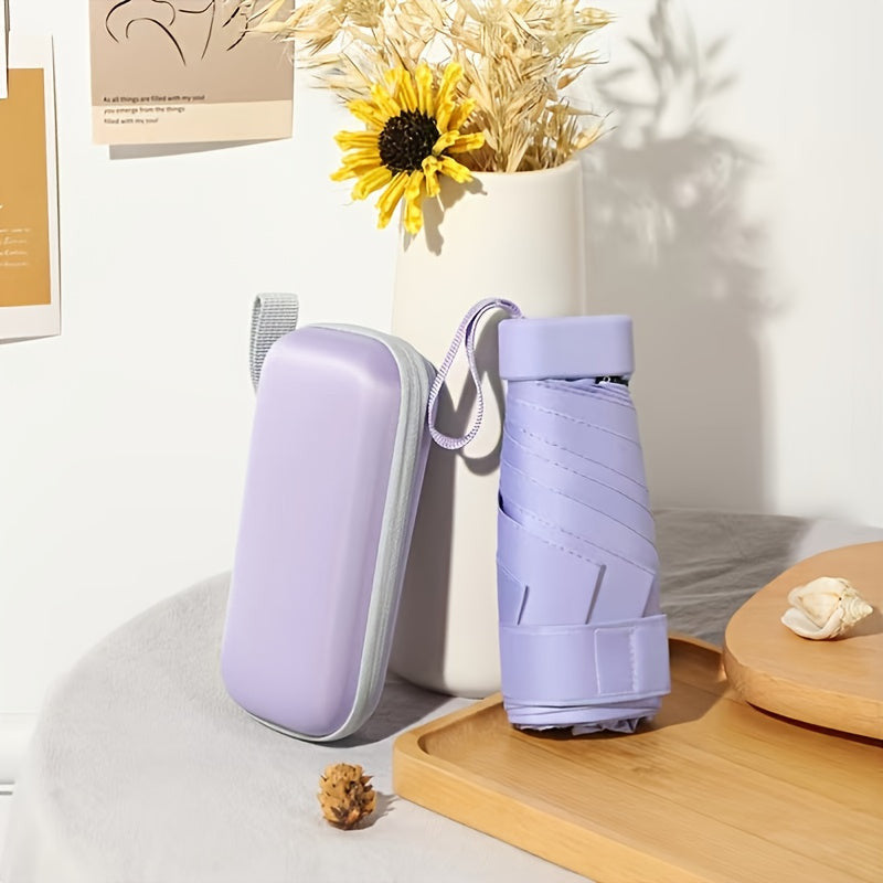 Popular Multi-Color Foldable Mini Pocket Umbrella, High-Quality Travel Umbrella, Lightweight Portable Umbrella for Christmas, Valentine's Day, Mother's Day, Women's Day, Ramadan, and Birthday Gifts